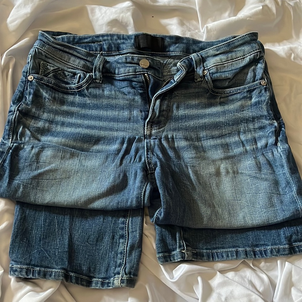 Buckle boot cut jeans